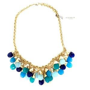 Talbots Blue Statement Necklace